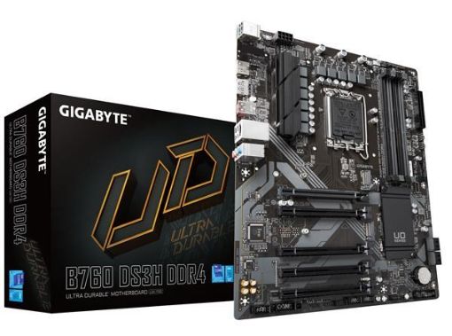 Obrázek GIGABYTE MB Sc LGA1700 B760 DS3H DDR4, Intel B760, 4xDDR4, 1xDP, 1xHDMI