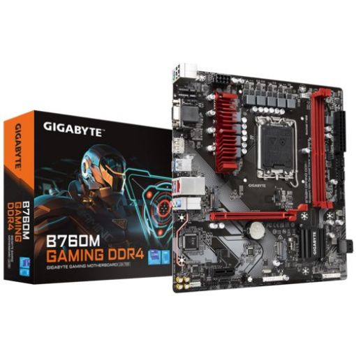 Obrázek GIGABYTE MB Sc LGA1700 B760M GAMING DDR4, Intel B760, 2xDDR4, 1xDP, 1xHDMI, 1xVGA, mATX,