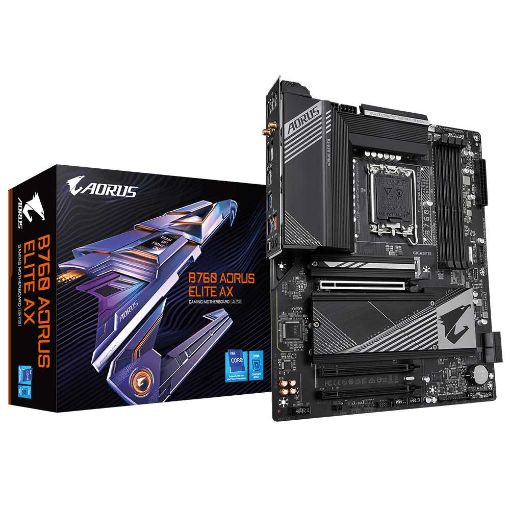 Obrázek GIGABYTE MB Sc LGA1700 B760 AORUS ELITE AX, Intel B760, 4xDDR5, 1xDP, 1xHDMI, WI-FI