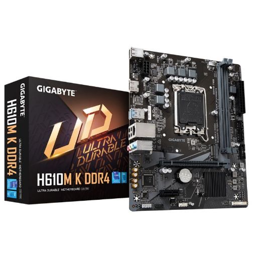 Obrázek GIGABYTE MB Sc LGA1700 H610M K DDR4, Intel H610, 2xDDR4, 1xHDMI, mATX