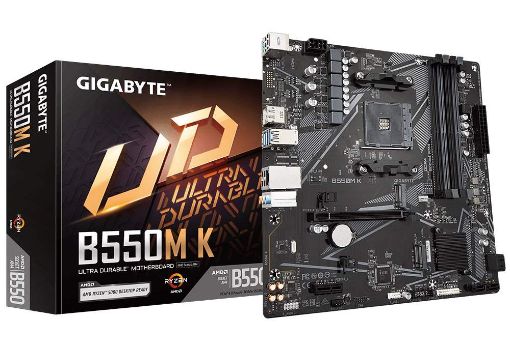 Obrázek GIGABYTE MB Sc AM4 B550M K, AMD B550, 4xDDR4, 1xDP, 1xHDMI, mATX