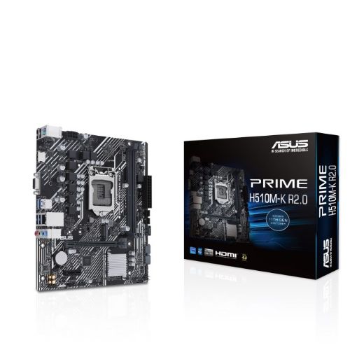 Obrázek ASUS MB Sc LGA1200 PRIME H510M-K R2.0, Intel H470, 2xDDR4, 1xVGA, 1xHDMI, mATX