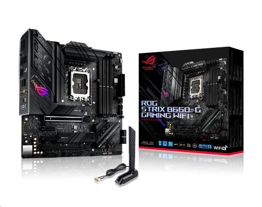 Obrázek ASUS MB Sc LGA1700 ROG STRIX B660-G GAMING WIFI, Intel B660, 4xDDR5, 1xDP, 1xHDMI, WI-FI, mATX