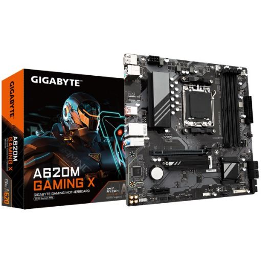 Obrázek GIGABYTE MB Sc AM5 A620M GAMING X, AMD A620, 4xDDR5, 1xDP, 1xHDMI