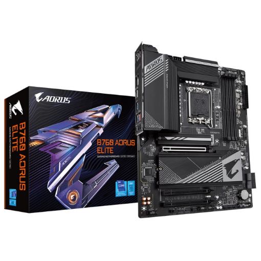 Obrázek GIGABYTE MB Sc LGA1700 B760 AORUS ELITE, Intel B760, 4xDDR5, 1xDP, 1xHDMI