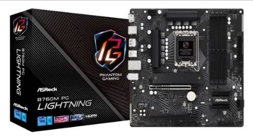 Obrázek ASRock MB Sc LGA1700 B760M PG LIGHTNING, Intel B760, 4xDDR5, 1xDP, 1xHDMI, mATX