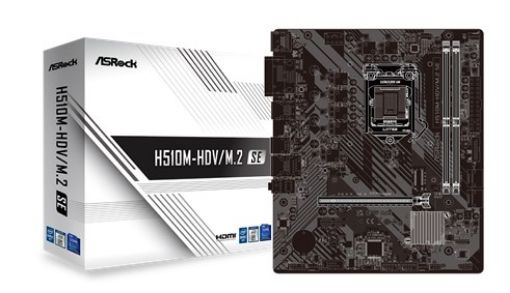 Obrázek ASRock MB Sc LGA1200 H510M-HDV M.2 SE, Intel H470, 2xDDR4, 1xHDMI, 1xDVI, 1xVGA, mATX