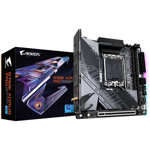 Obrázek GIGABYTE MB Sc LGA1700 B760I AORUS PRO, Intel B760, 2xDDR5, 1xDP, 1xHDMI, mini-ITX