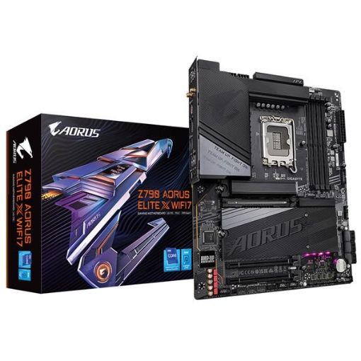 Obrázek GIGABYTE MB Sc LGA1700 Z790 AORUS ELITE X WiFi7, Intel Z790, 4xDDR5, 1xDP, 1xHDMI, WI-FI, ATX