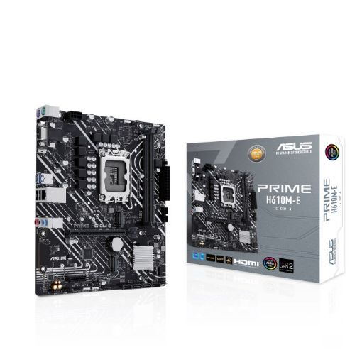 Obrázek ASUS MB Sc LGA1700 PRIME H610M-E-CSM, Intel H610, 2xDDR5, 1xDP, 1xHDMI, 1xVGA, mATX