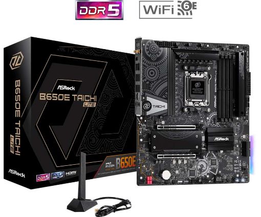 Obrázek ASRock MB Sc AM5 B650E Taichi LITE, AMD B650, 4xDDR5, 1xHDMI, WI-FI, EATX