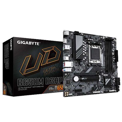 Obrázek GIGABYTE MB Sc AM5 B650M D3HP, AMD B650, 4xDDR5, 2xDP, 1xHDMI, mATX