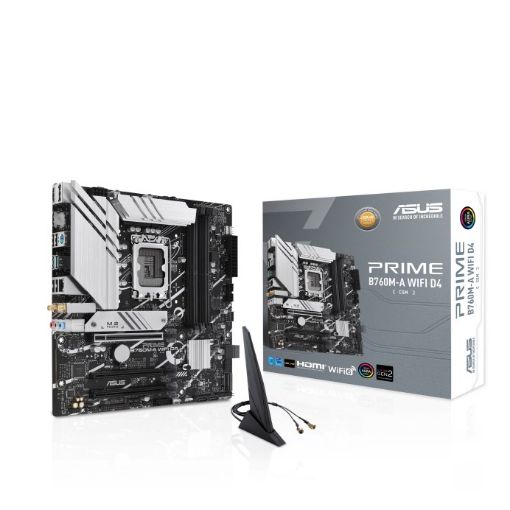 Obrázek ASUS MB Sc LGA1700 PRIME B760M-A DDR4 CSM, Intel B760, 4xDDR4, 1xDP, 2xHDMI, mATX