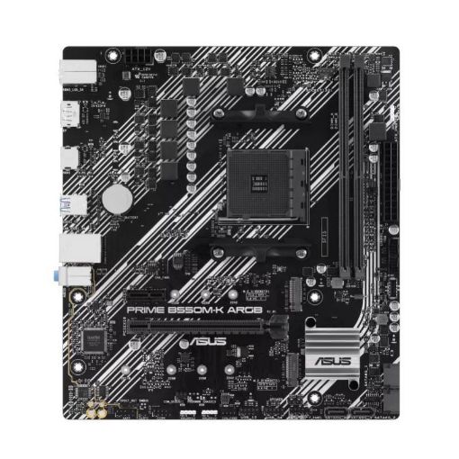 Obrázek ASUS MB Sc AM4 PRIME B550M-K ARGB, AMD B550, 2xDDR4, 1xHDMI, 1xDP, mATX