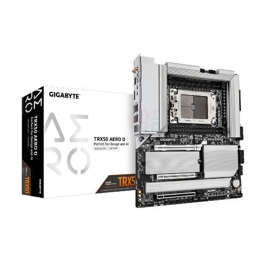 Obrázek GIGABYTE MB Sc sTR5 TRX50 AERO D, AMD TRX50, 4xDDR5, WI-FI, E-ATX