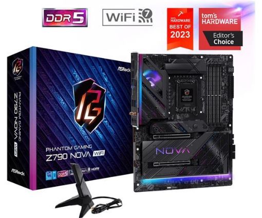 Obrázek ASRock MB Sc LGA1700 Z790 NOVA WIFI, Intel Z790, 4xDDR5, 1xDP, 1xHDMI, ATX