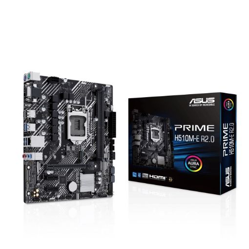 Obrázek ASUS MB Sc LGA1200 PRIME H510M-E R2.0, Intel H470, 2xDDR4, 1xDP, 1xHDMI, 1xVGA, mATX