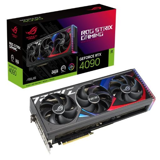 Obrázek ASUS VGA NVIDIA GeForce RTX 4090 ROG STRIX 24G, 24G GDDR6X, 3xDP, 2xHDMI