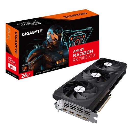 Obrázek GIGABYTE VGA AMD Radeon RX 7900 XTX GAMING OC 24G, 24G GDDR6, 2xDP, 2xHDMI