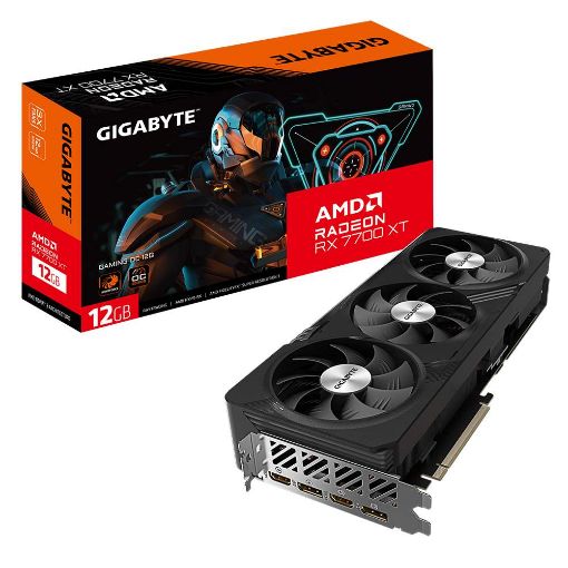 Obrázek GIGABYTE VGA AMD Radeon RX 7700 XT GAMING OC 12G, 12G GDDR6, 2xDP, 2xHDMI