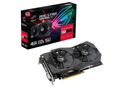 Obrázek ASUS VGA AMD Radeon RX 560 ROG STRIX V2 4G, 4G GDDR5, 1xHDMI, 1xDVI-D