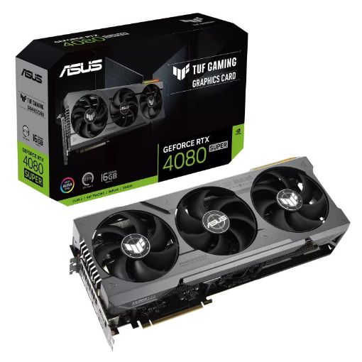 Obrázek ASUS VGA NVIDIA GeForce RTX 4080 SUPER TUF GAMING 16G, 16G GDDR6X, 3xDP, 2xHDMI