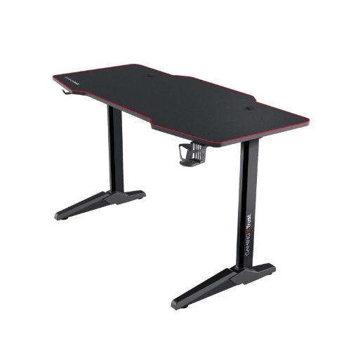 Obrázek TRUST herní stůl GXT1175 Imperius XL Gaming Desk, černá