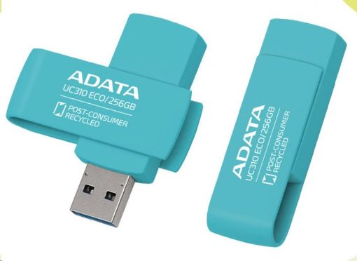 Obrázek ADATA Flash Disk 64GB UC310E ECO, USB 3.2 , modrá