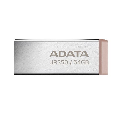 Obrázek ADATA Flash Disk 64GB UR350, USB 3.2 Dash Drive, kov hnědá