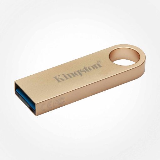 Obrázek Kingston 64GB DataTraveler DTSE9, 3. Generace, USB 3.2, zlatá