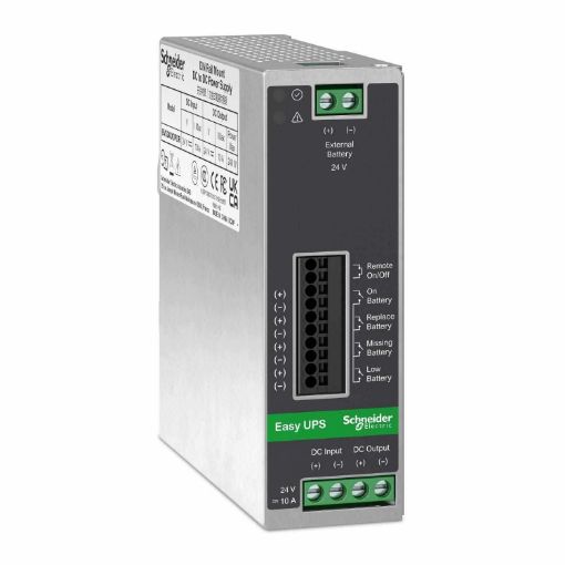 Obrázek APC EASY UPS Din Rail Mount Switch Power Supply Battery Back Up 24V DC 10 A, 240W