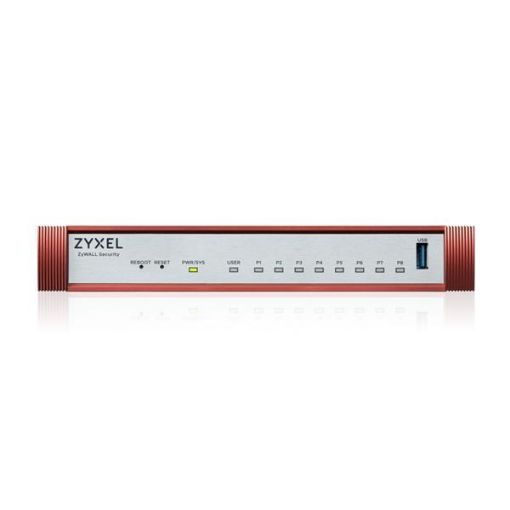 Obrázek Zyxel USG FLEX100 H Series, 8 Gigabit user-definable ports, 1*USB (device only)