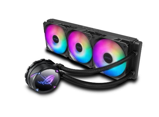 Obrázek ASUS vodní chladič CPU AIO ROG STRIX LC II 360 ARGB, 3x120mm, AM5