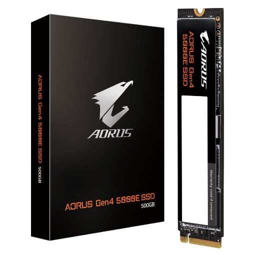 Obrázek GIGABYTE SSD 500GB AORUS Gen4 5000E SSD, NVMe