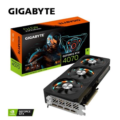 Obrázek GIGABYTE VGA NVIDIA GeForce RTX 4070 GAMING OC 12G V2, 12G GDDR6X, 3xDP, 1xHDMI