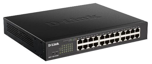 Obrázek D-Link DGS-1100-24PV2 24-Port PoE Gigabit Smart Managed Switch, 12x PoE, PoE budget 100W, fanless