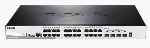 Obrázek D-Link DGS-1510-28XMP 28-Port Gigabit Stackable PoE Smart Managed Switch including 4 10G SFP+, 370W PoE budget