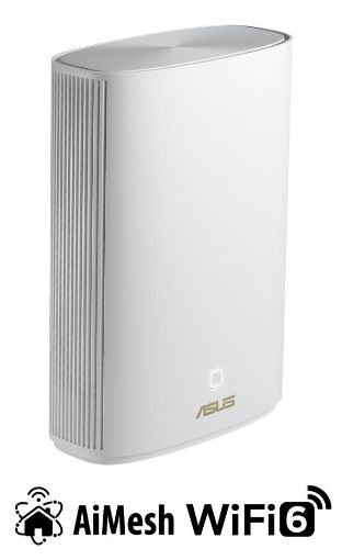 Obrázek ASUS ZenWiFi XP4 Hybrid 1-pack Wireless AX1800 Dual-band Powerline Mesh WiFi 6 System, Homeplug AV2