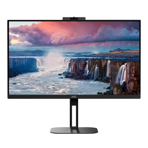 Obrázek AOC MT IPS LCD WLED 27" Q27V5CW/BK - IPS panel, 2560x1440, HDMI, DP, USB-C, USB, pivot, repro, webcam