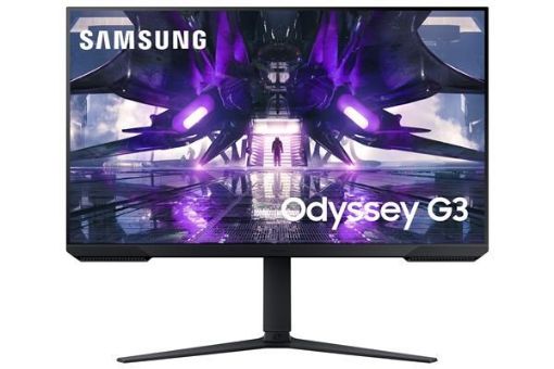 Obrázek SAMSUNG MT LED LCD Gaming Monitor 32" Odyssey LS32AG320NUXEN-plochý,VA,1920x1080,1ms,165Hz,HDMI,Display Port,Pivot