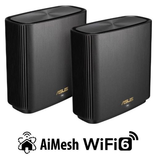 Obrázek ASUS ZenWiFi XT9 2-pack Wireless AX7800 Tri-band Mesh WiFi 6 System, black