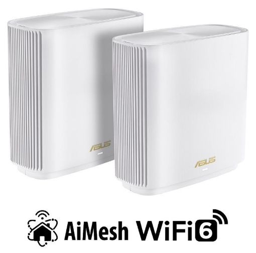 Obrázek ASUS ZenWiFi XT9 2-pack Wireless AX7800 Tri-band Mesh WiFi 6 System, white