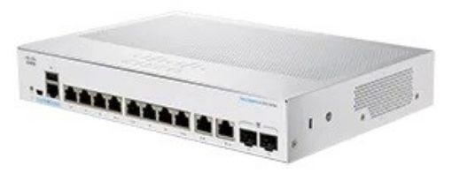 Obrázek Cisco switch CBS350-8T-E-2G-UK (8xGbE,2xGbE/SFP combo,fanless) - REFRESH