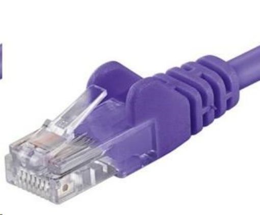 Obrázek PREMIUMCORD Patch kabel UTP RJ45-RJ45 CAT5e 0.5m fialová