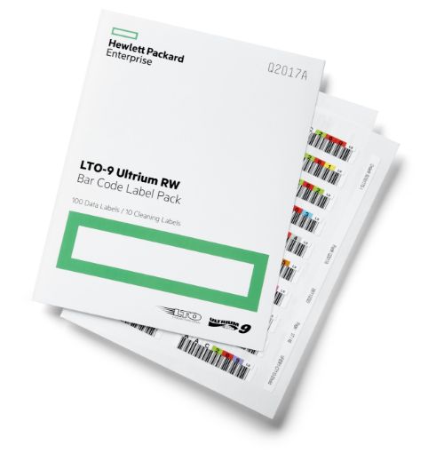 Obrázek HPE LTO-9 Ultrium RW Bar Code Label Pack (Q2017A)