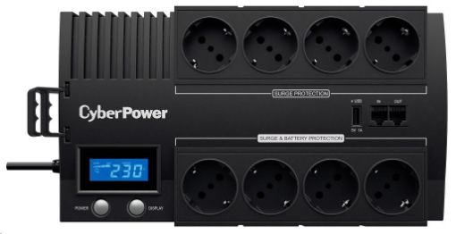 Obrázek CyberPower BRICs Series II SOHO LCD UPS 1000VA/600W, German SCHUKO zásuvky