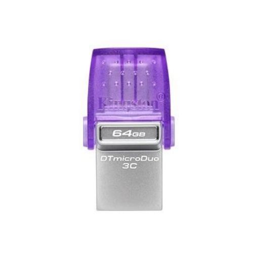 Obrázek Kingston Flash Disk 64GB DataTraveler microDuo 3C 200MB/s dual USB-A + USB-C