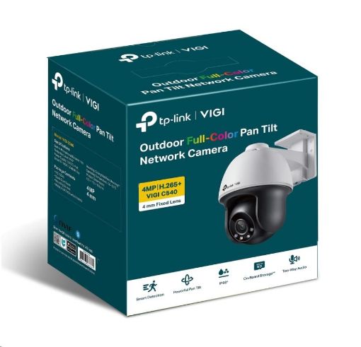 Obrázek TP-Link VIGI C540(4mm), 4MP, PTZ, PoE, IR 30m, Micro SD card