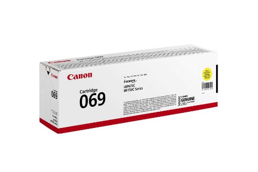 Obrázek Canon TONER  CRG 069Y žlutý pro LBP673Cdw, MF752Cdw a MF754Cdw (1 900 str.)