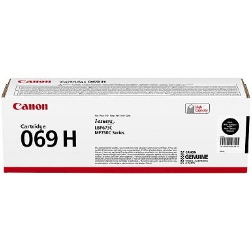 Obrázek Canon TONER CRG 069BK H černý pro LBP673Cdw, MF752Cdw a MF754Cdw (7 600 str.)